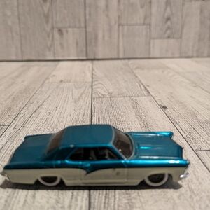 Maisto Chevy Impala Classic Die-Cast Kids Car Toy - Teal and Cream